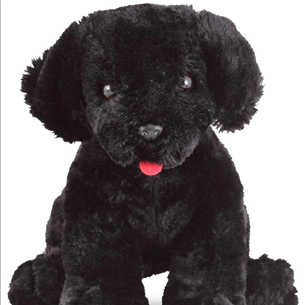 NEW Melissa & Doug Black Lab Stuffed Plush Dog